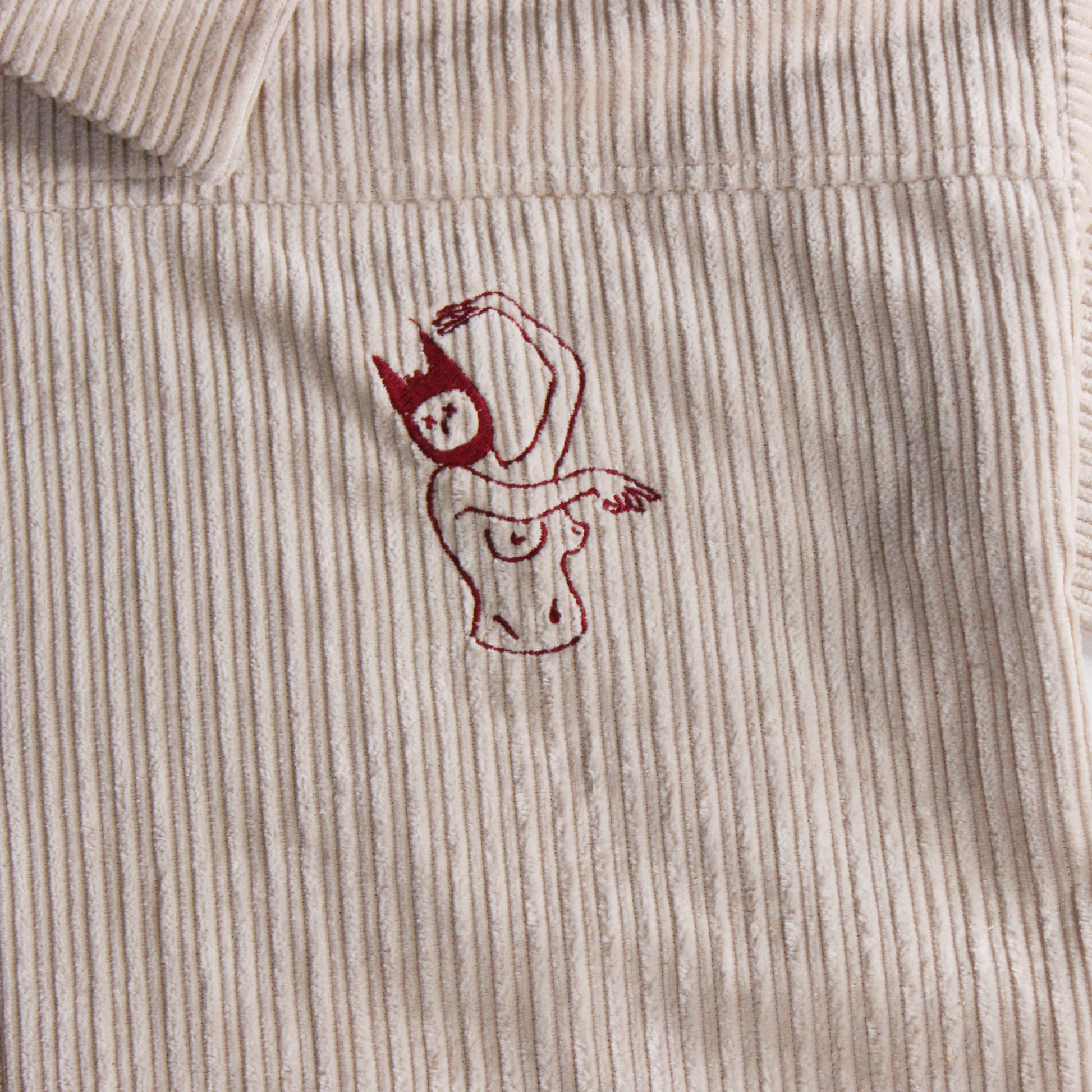 PG 18 Fleet Cord Crop Jacket image 3