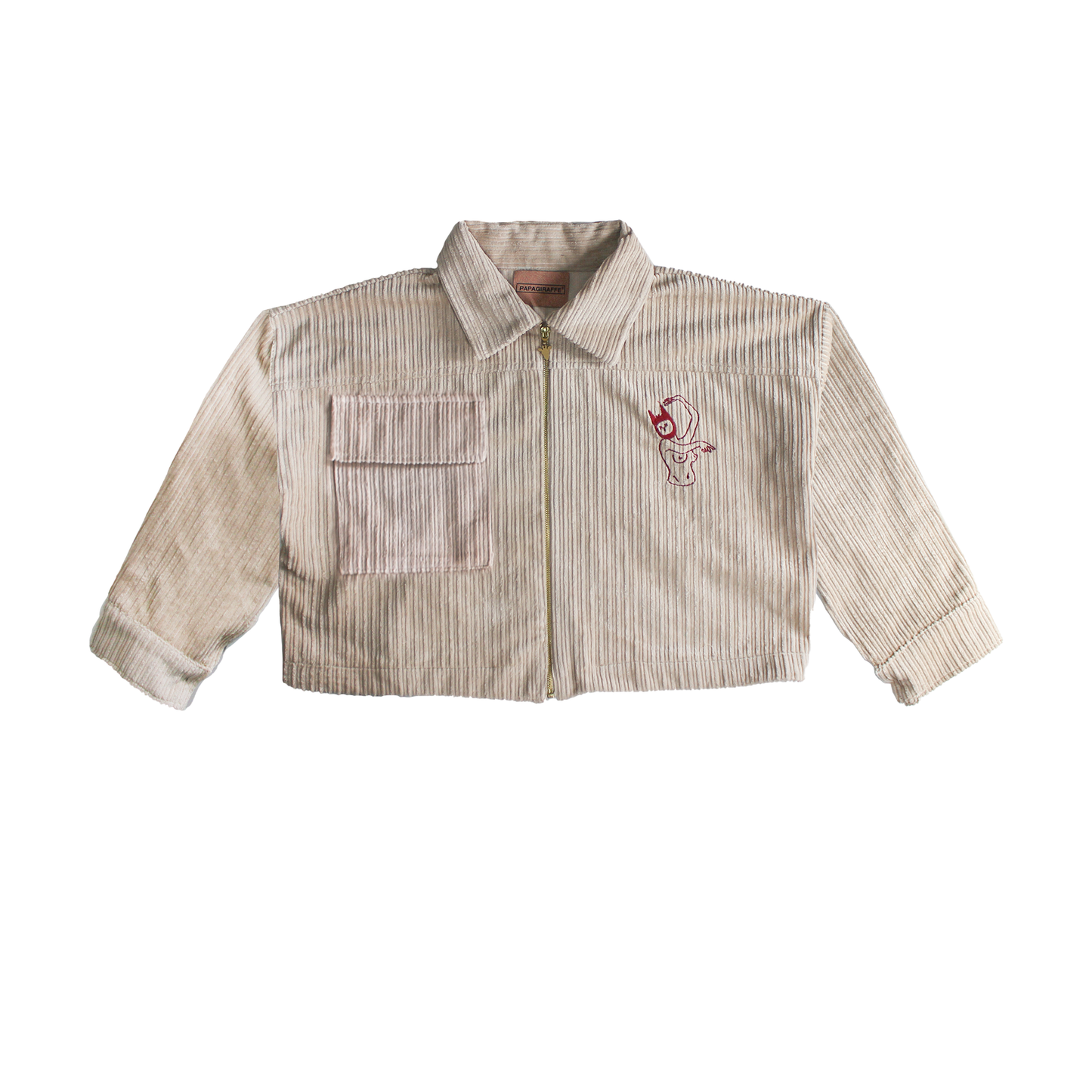 PG 18 Fleet Cord Crop Jacket image 0
