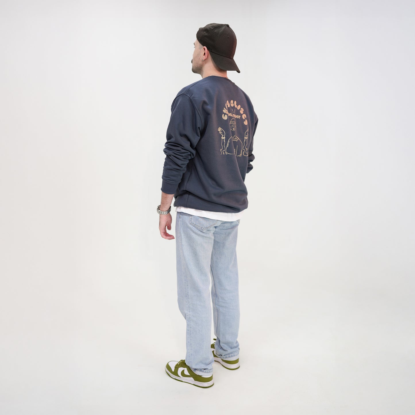 Eyes Closed Crewneck Sweater