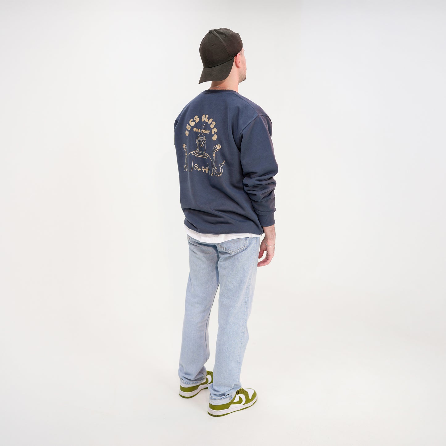 Eyes Closed Crewneck Sweater