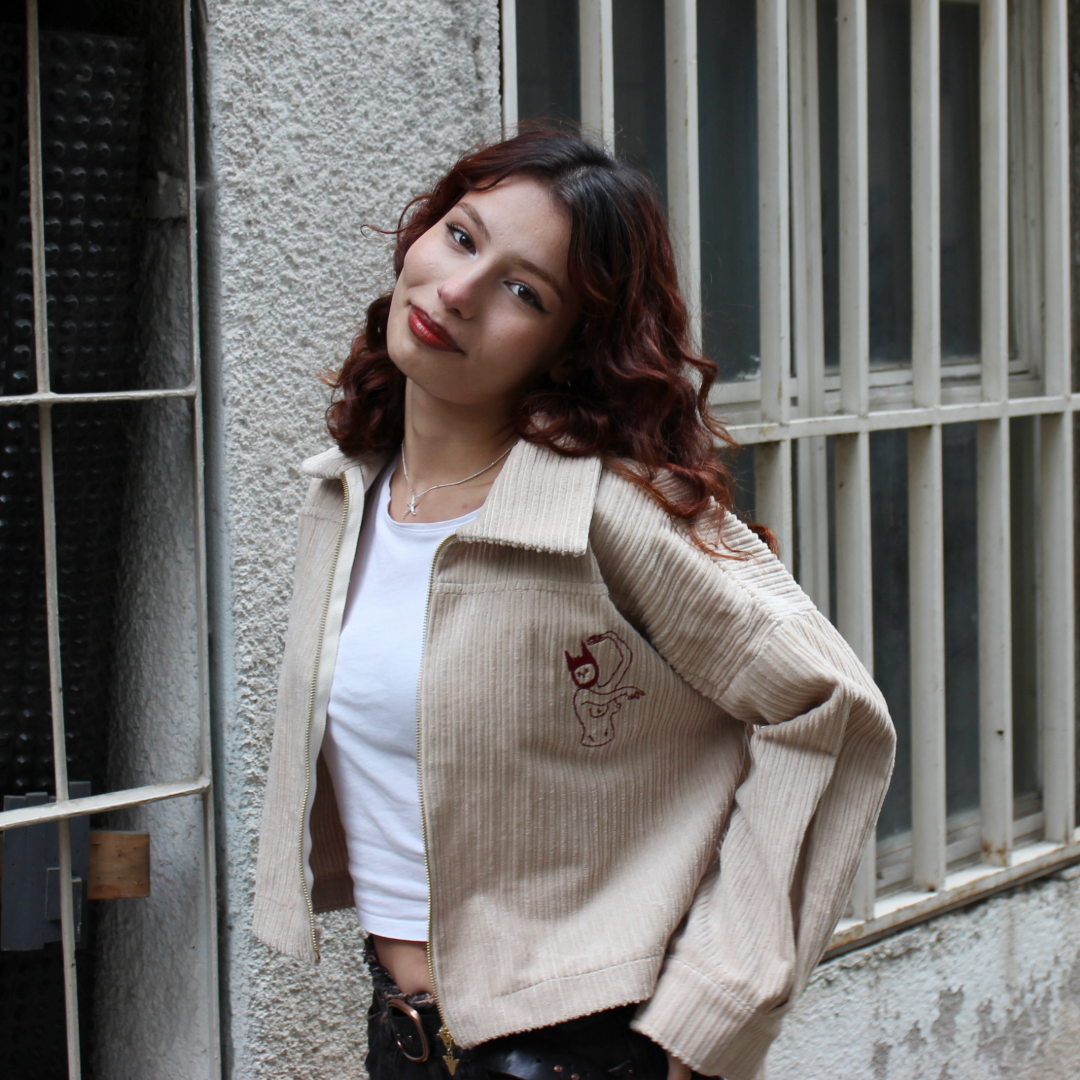 PG 18 Fleet Cord Crop Jacket image 5