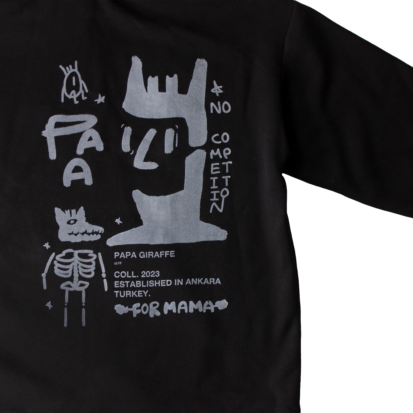 Papa Giraffe Heavyweight Hoodie image 3