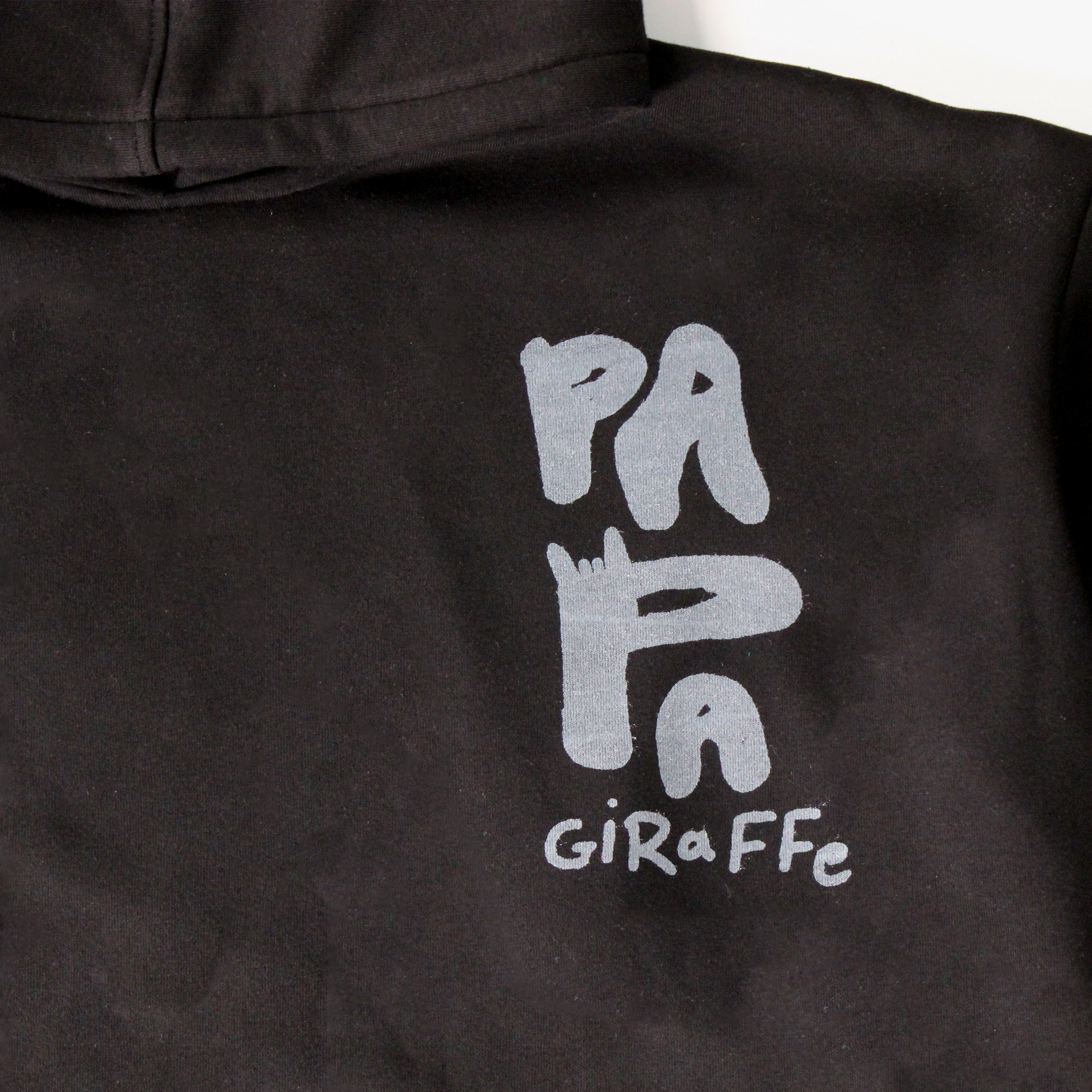 Papa Giraffe Heavyweight Hoodie image 2