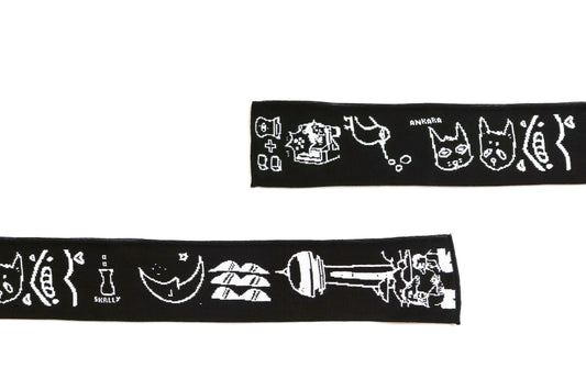 Ankara Core Knitted Scarf