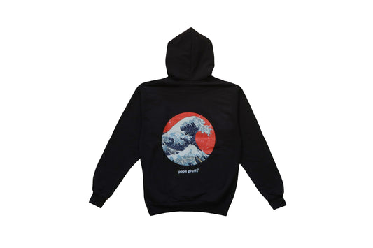 Great Wave Pull Over Hoodie