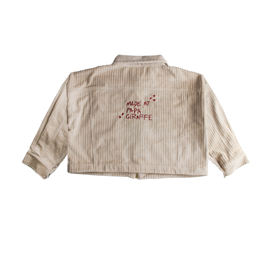 PG 18 Fleet Cord Crop Jacket image 1