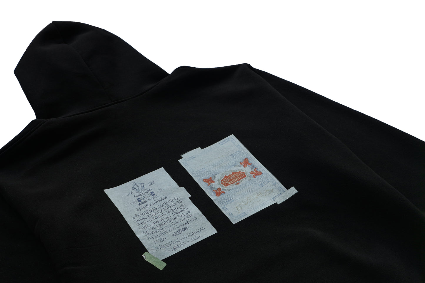 Papier De Damas Pull Over Hoodie